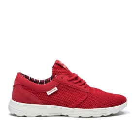 Supra HAMMER RUN Lave Sneakers Dame Cherry/Bone | NO-41041